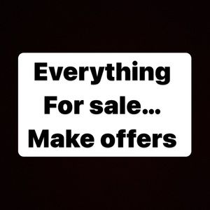 Make offer everything on sale and must go